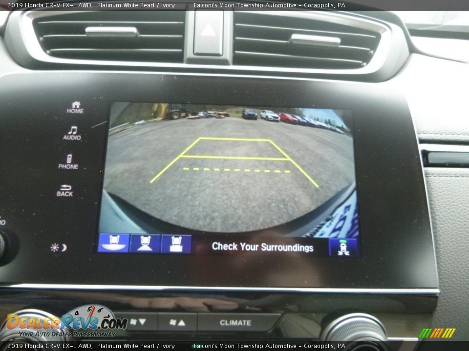 2019 Honda CR-V EX-L AWD Platinum White Pearl / Ivory Photo #15