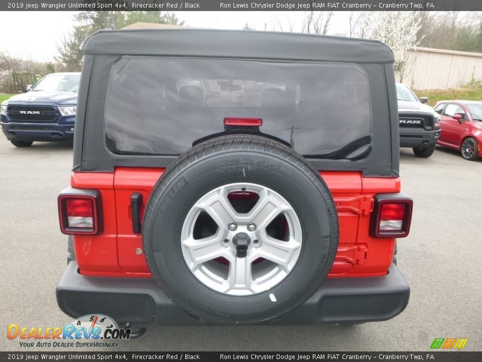 2019 Jeep Wrangler Unlimited Sport 4x4 Firecracker Red / Black Photo #5