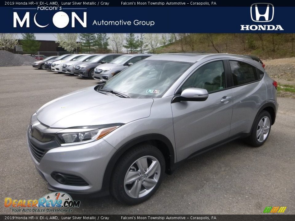 2019 Honda HR-V EX-L AWD Lunar Silver Metallic / Gray Photo #1