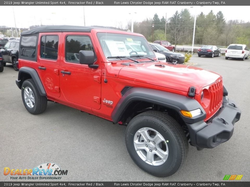 2019 Jeep Wrangler Unlimited Sport 4x4 Firecracker Red / Black Photo #8