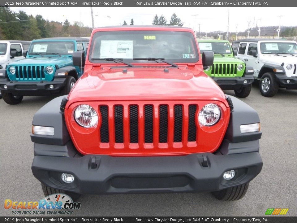 2019 Jeep Wrangler Unlimited Sport 4x4 Firecracker Red / Black Photo #9