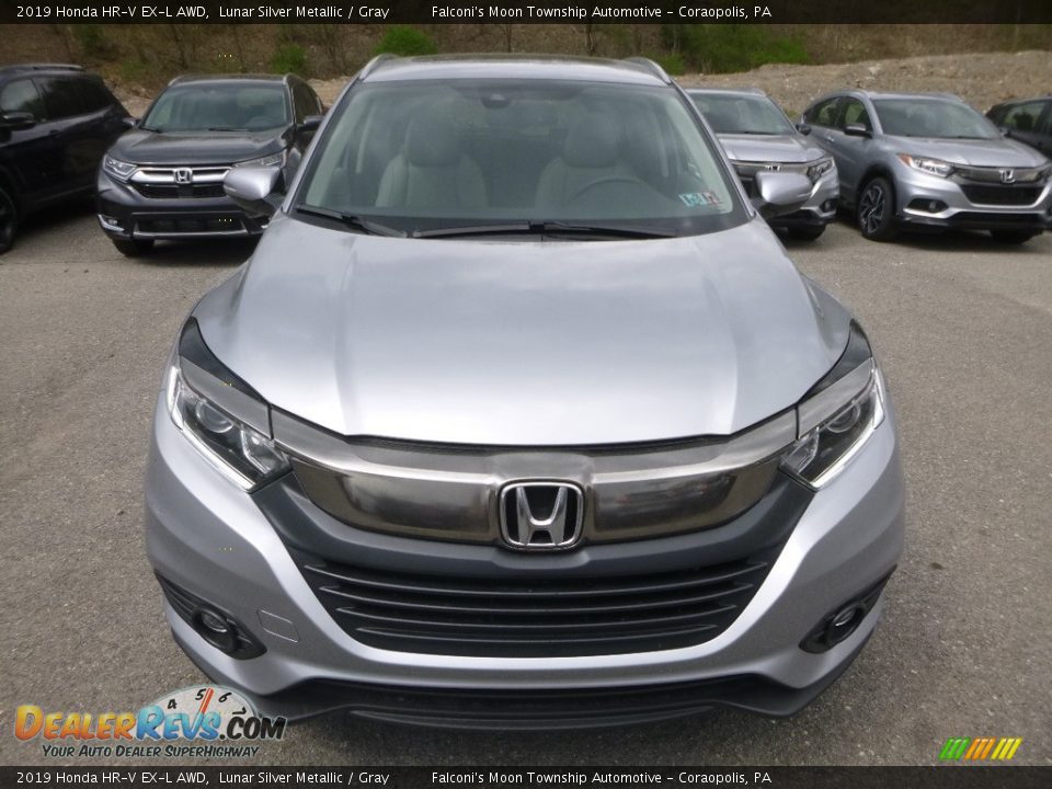 2019 Honda HR-V EX-L AWD Lunar Silver Metallic / Gray Photo #6