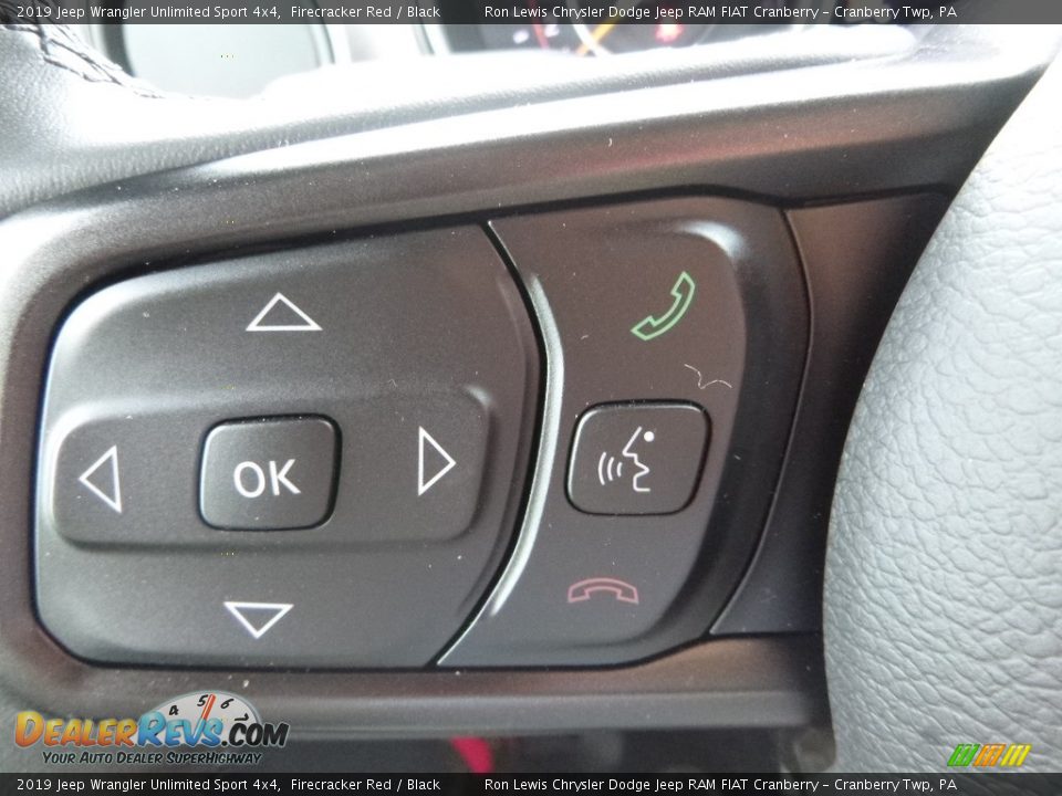 2019 Jeep Wrangler Unlimited Sport 4x4 Firecracker Red / Black Photo #19