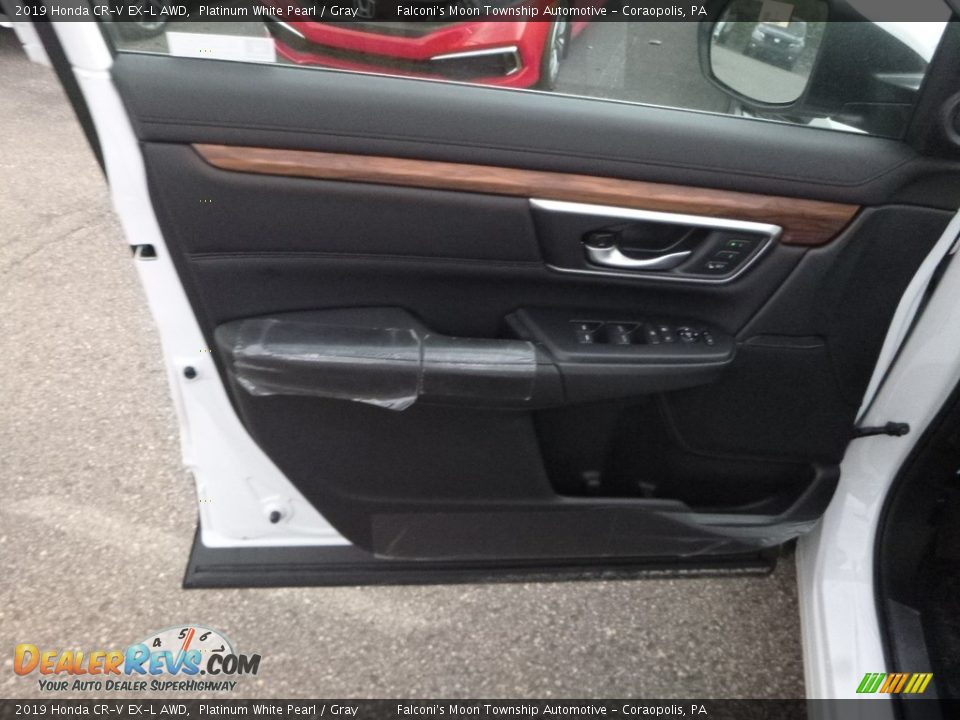 2019 Honda CR-V EX-L AWD Platinum White Pearl / Gray Photo #11