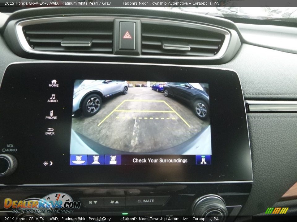 2019 Honda CR-V EX-L AWD Platinum White Pearl / Gray Photo #15