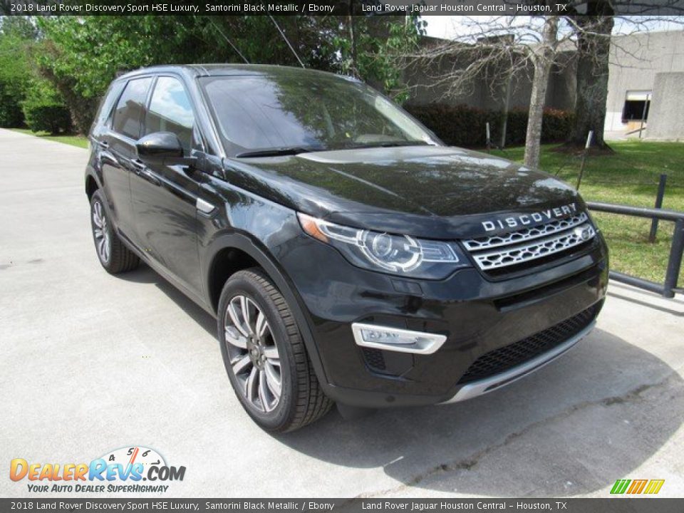 2018 Land Rover Discovery Sport HSE Luxury Santorini Black Metallic / Ebony Photo #2