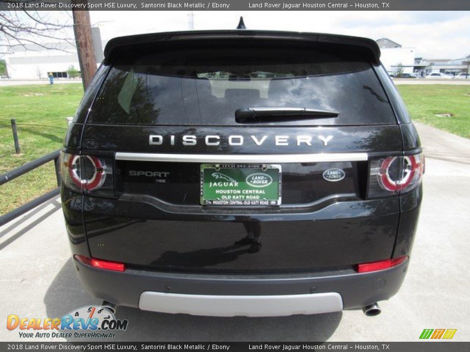 2018 Land Rover Discovery Sport HSE Luxury Santorini Black Metallic / Ebony Photo #8