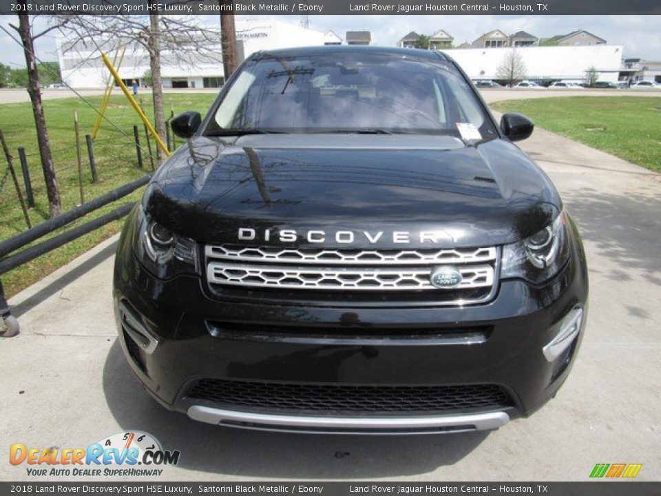 2018 Land Rover Discovery Sport HSE Luxury Santorini Black Metallic / Ebony Photo #9
