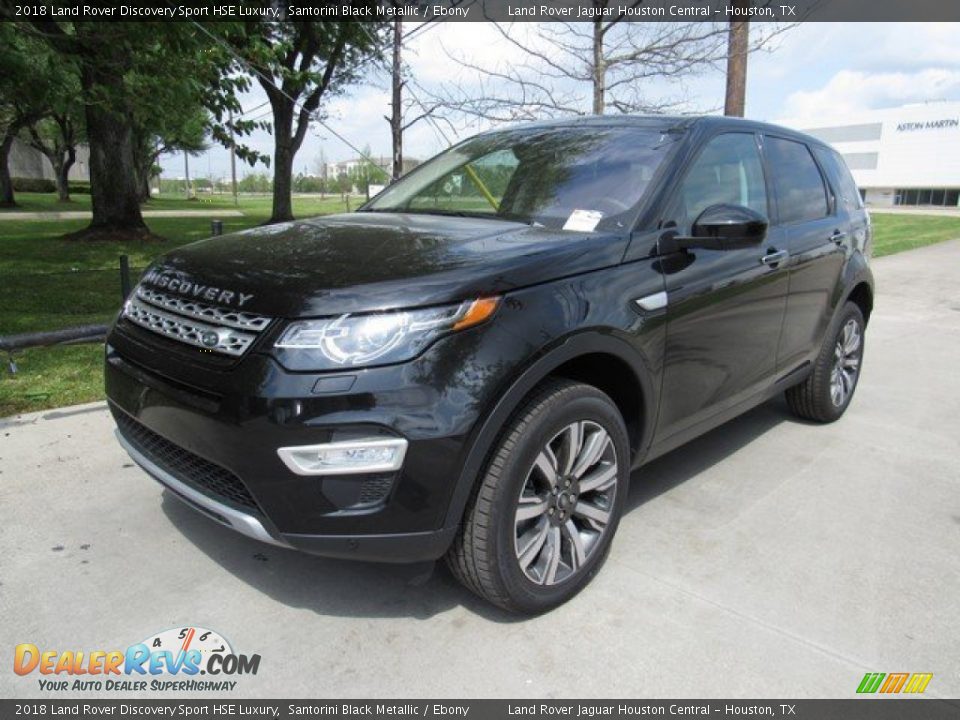 2018 Land Rover Discovery Sport HSE Luxury Santorini Black Metallic / Ebony Photo #10