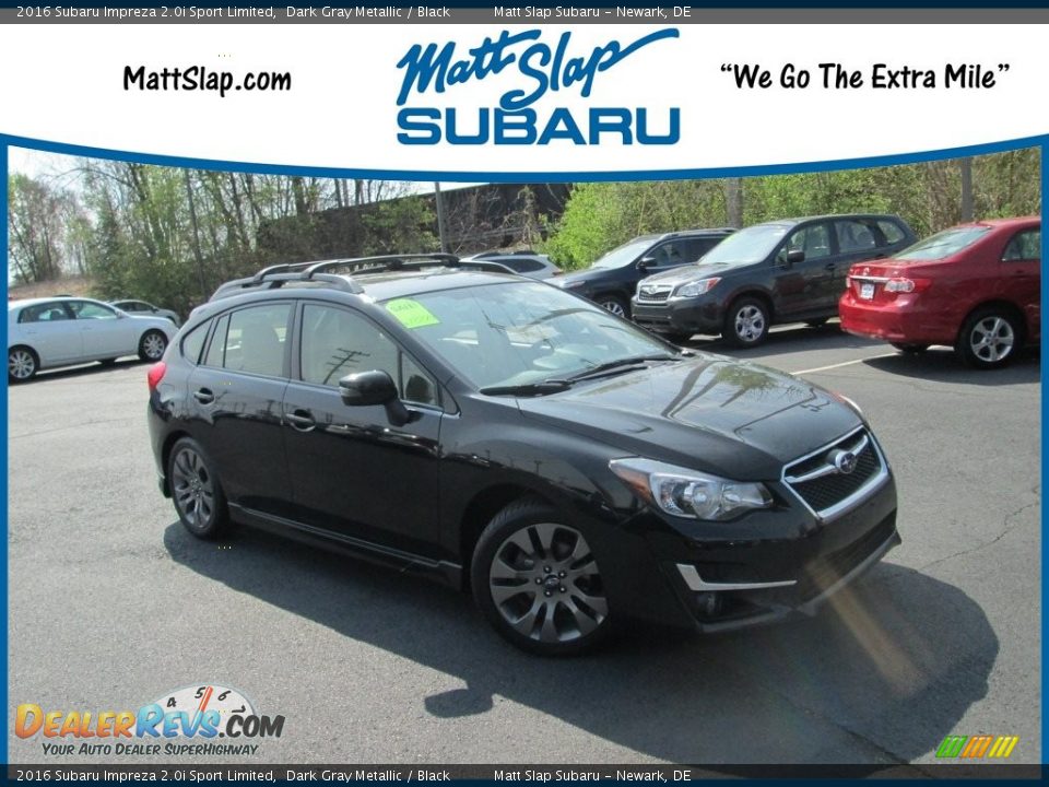 2016 Subaru Impreza 2.0i Sport Limited Dark Gray Metallic / Black Photo #1