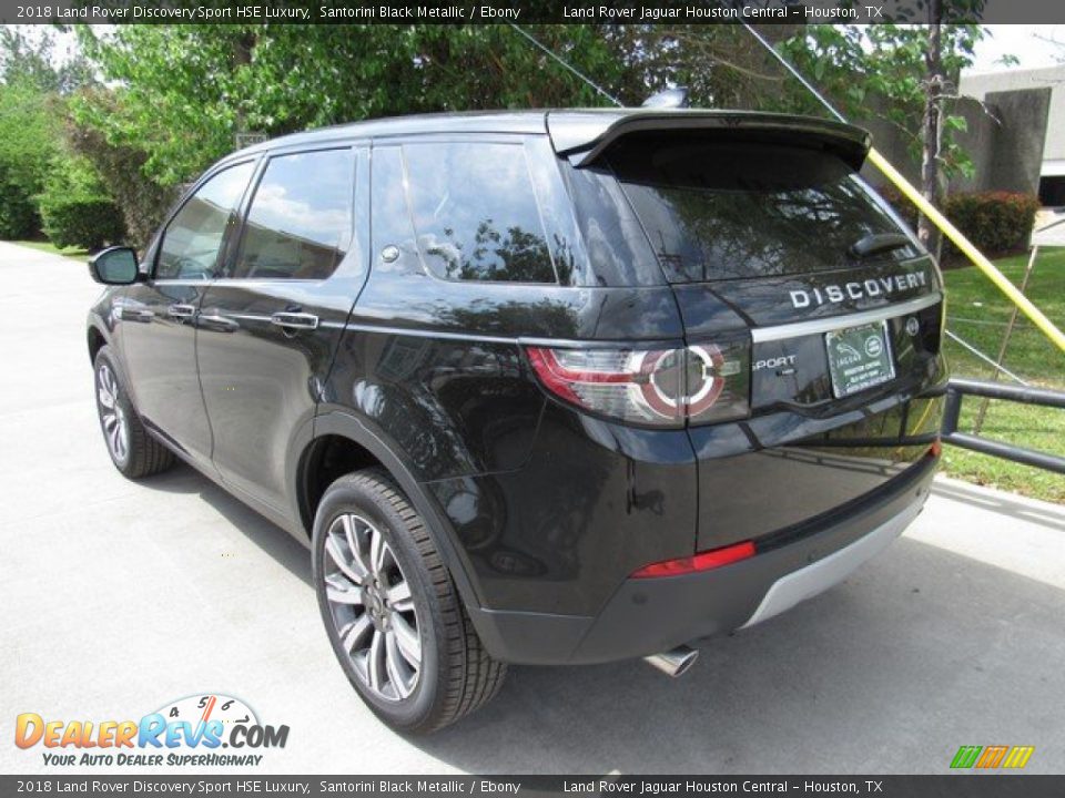 2018 Land Rover Discovery Sport HSE Luxury Santorini Black Metallic / Ebony Photo #12