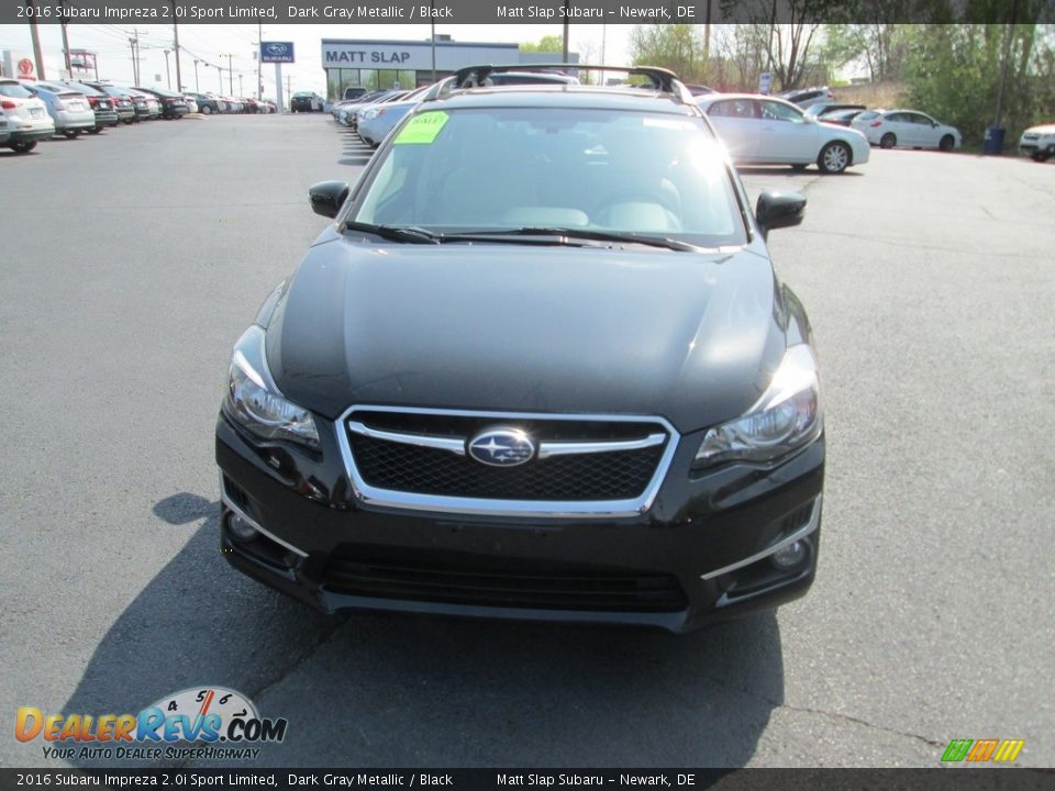 2016 Subaru Impreza 2.0i Sport Limited Dark Gray Metallic / Black Photo #3