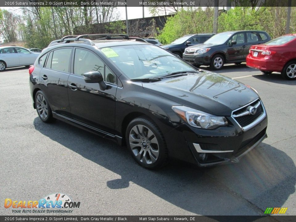 2016 Subaru Impreza 2.0i Sport Limited Dark Gray Metallic / Black Photo #4