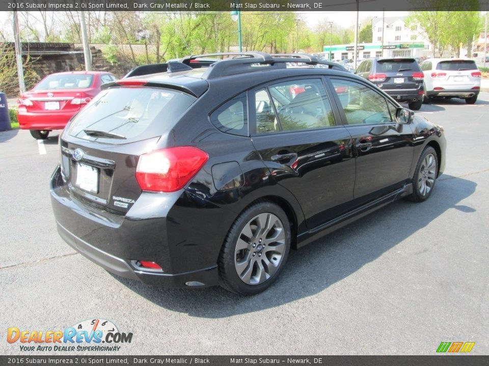 2016 Subaru Impreza 2.0i Sport Limited Dark Gray Metallic / Black Photo #6