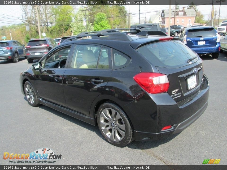 2016 Subaru Impreza 2.0i Sport Limited Dark Gray Metallic / Black Photo #8