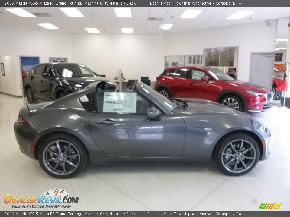 2019 Mazda MX-5 Miata RF Grand Touring Machine Gray Metallic / Black Photo #1