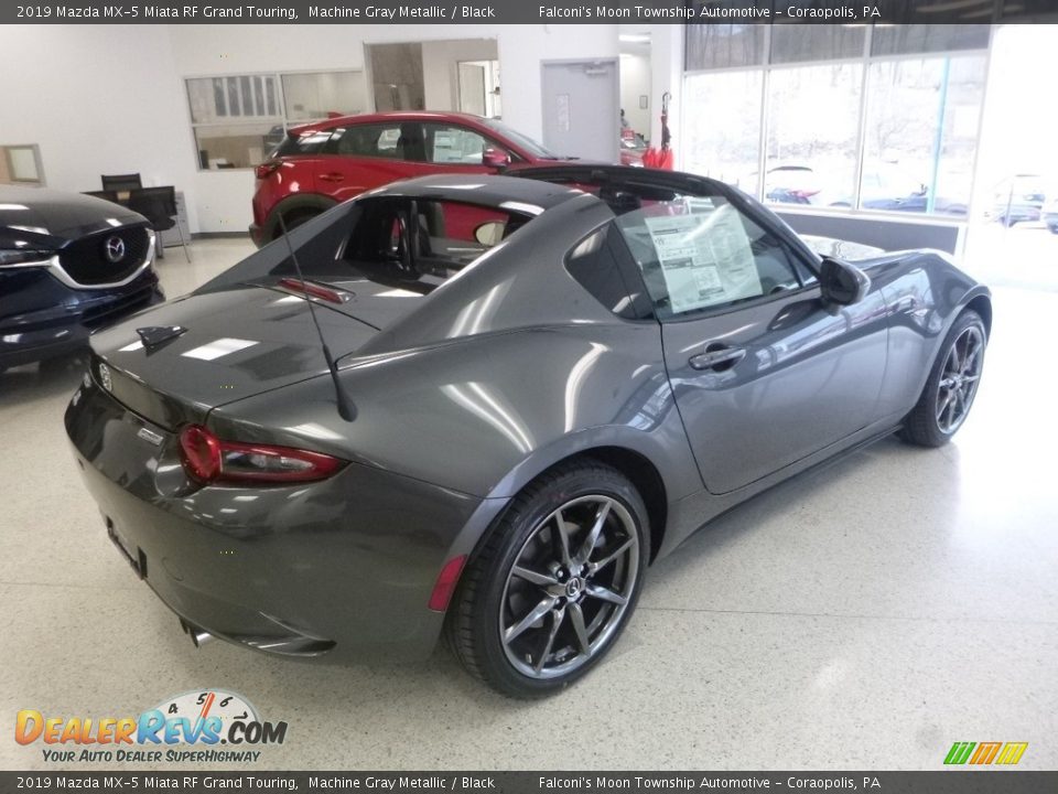 2019 Mazda MX-5 Miata RF Grand Touring Machine Gray Metallic / Black Photo #2