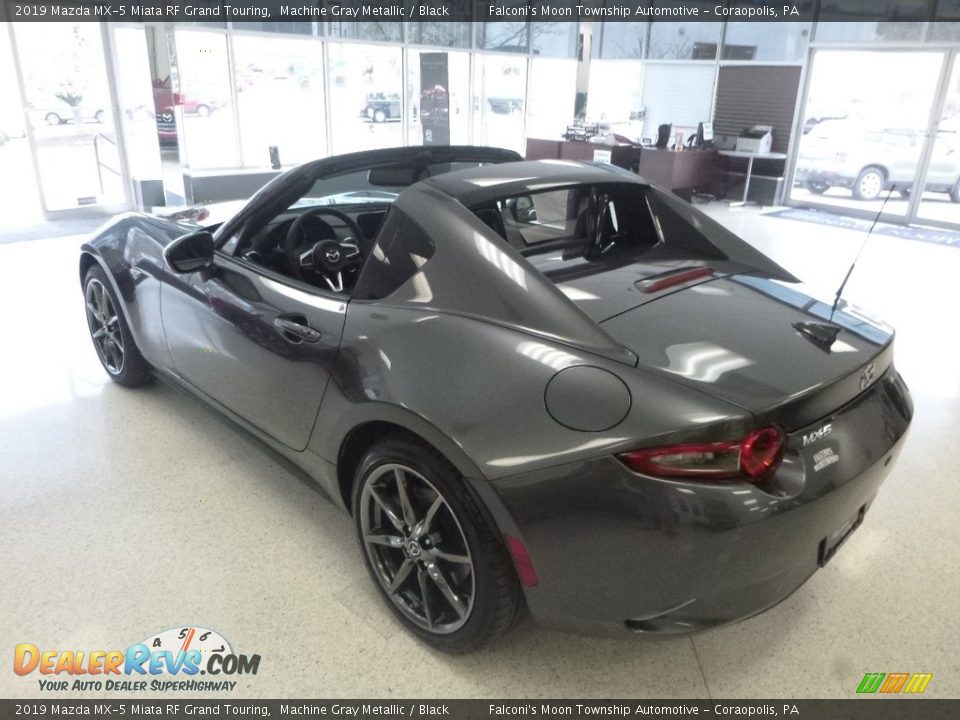 2019 Mazda MX-5 Miata RF Grand Touring Machine Gray Metallic / Black Photo #7
