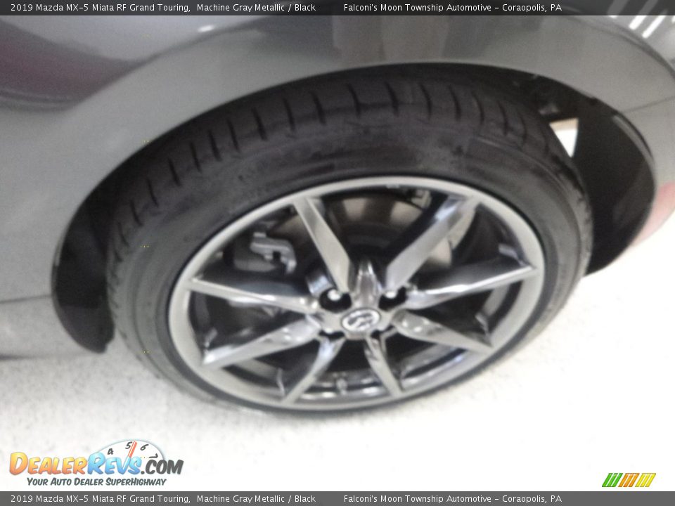 2019 Mazda MX-5 Miata RF Grand Touring Machine Gray Metallic / Black Photo #9