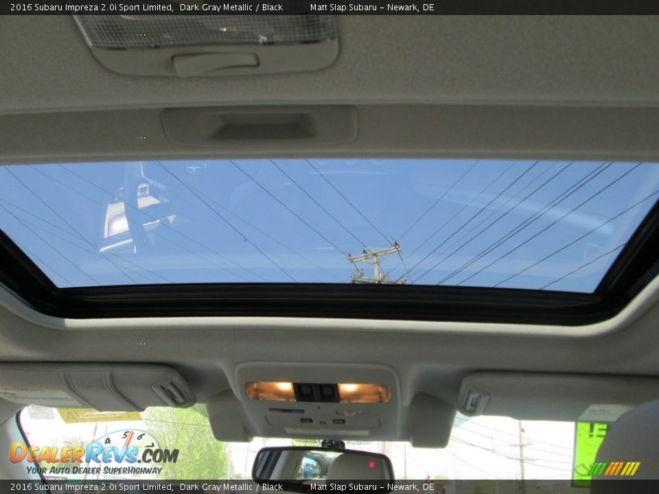 2016 Subaru Impreza 2.0i Sport Limited Dark Gray Metallic / Black Photo #21
