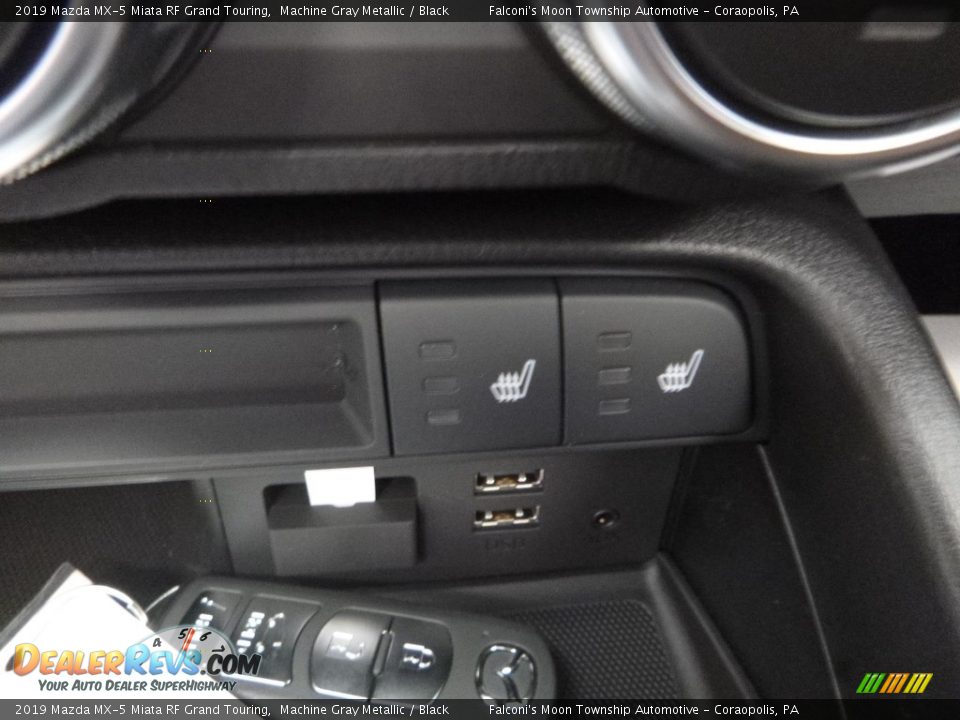 2019 Mazda MX-5 Miata RF Grand Touring Machine Gray Metallic / Black Photo #14