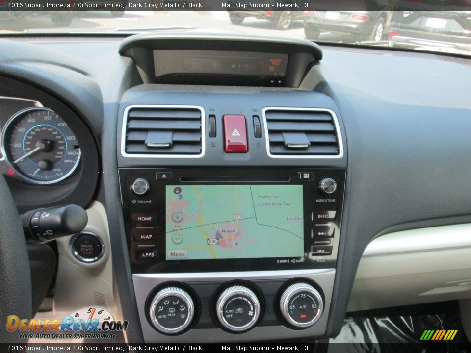 2016 Subaru Impreza 2.0i Sport Limited Dark Gray Metallic / Black Photo #26