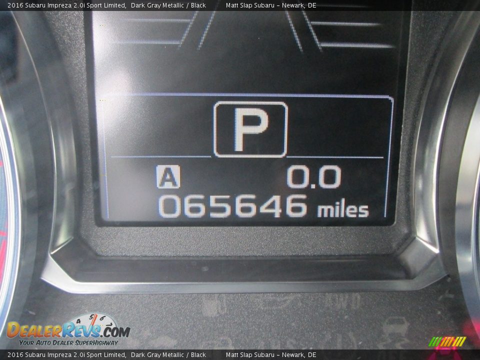 2016 Subaru Impreza 2.0i Sport Limited Dark Gray Metallic / Black Photo #29