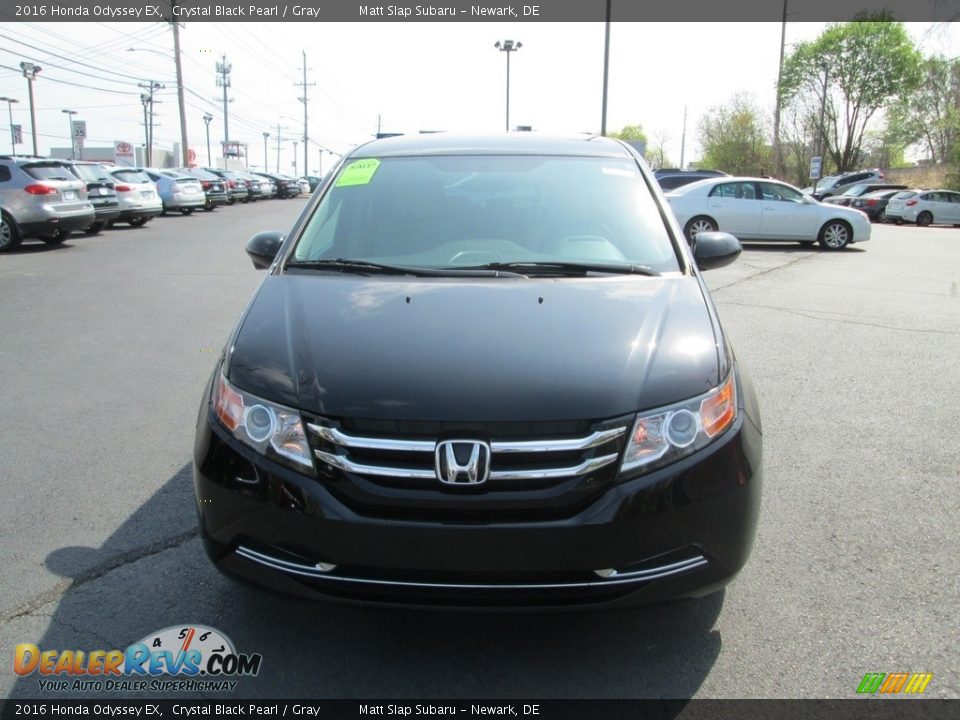 2016 Honda Odyssey EX Crystal Black Pearl / Gray Photo #3
