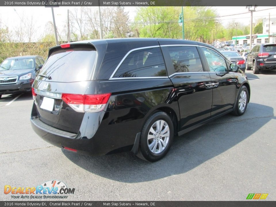2016 Honda Odyssey EX Crystal Black Pearl / Gray Photo #6