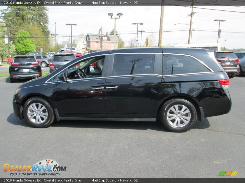 2016 Honda Odyssey EX Crystal Black Pearl / Gray Photo #9