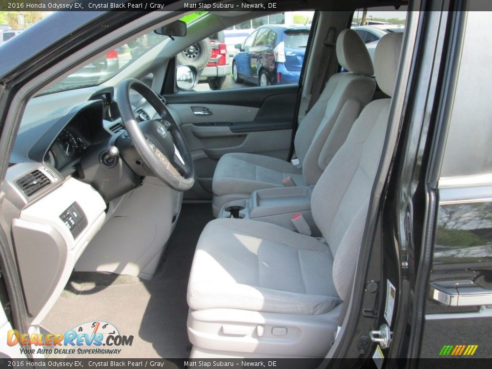 2016 Honda Odyssey EX Crystal Black Pearl / Gray Photo #13