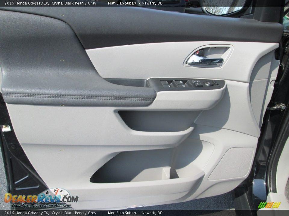 2016 Honda Odyssey EX Crystal Black Pearl / Gray Photo #14