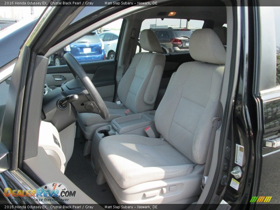 2016 Honda Odyssey EX Crystal Black Pearl / Gray Photo #16