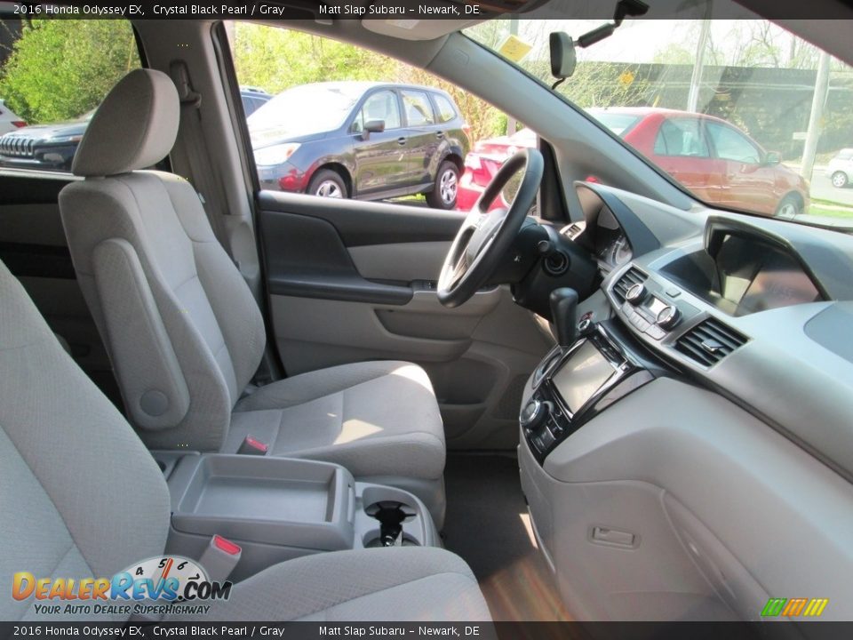 2016 Honda Odyssey EX Crystal Black Pearl / Gray Photo #17