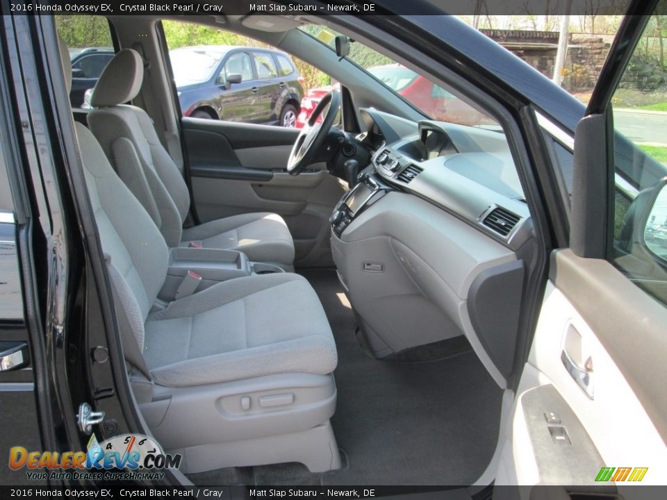 2016 Honda Odyssey EX Crystal Black Pearl / Gray Photo #18