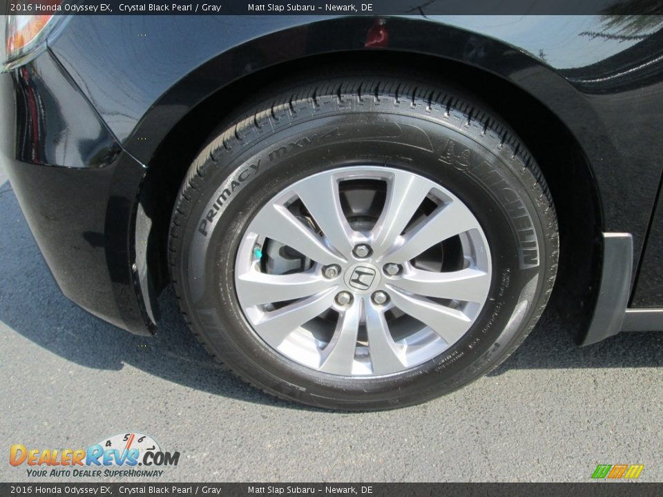 2016 Honda Odyssey EX Crystal Black Pearl / Gray Photo #22