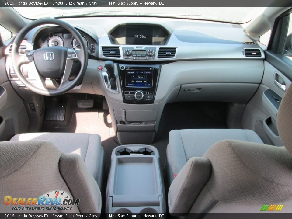 2016 Honda Odyssey EX Crystal Black Pearl / Gray Photo #24