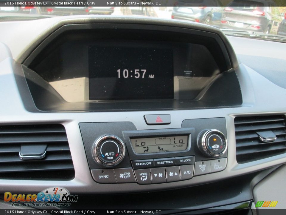 2016 Honda Odyssey EX Crystal Black Pearl / Gray Photo #25