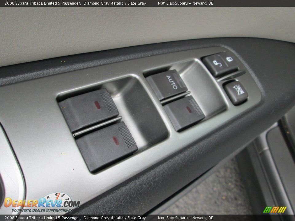 2008 Subaru Tribeca Limited 5 Passenger Diamond Gray Metallic / Slate Gray Photo #14