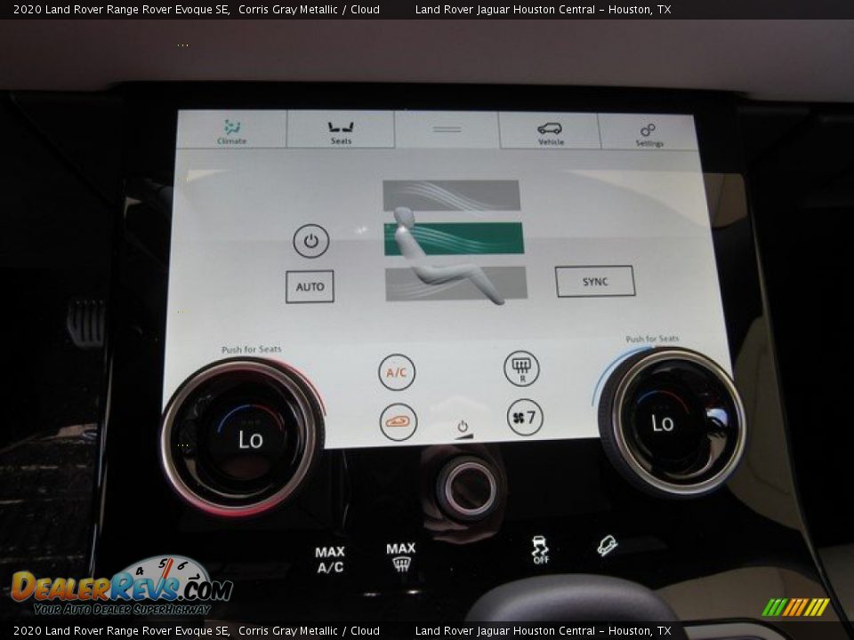 Controls of 2020 Land Rover Range Rover Evoque SE Photo #35