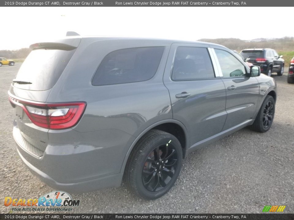 2019 Dodge Durango GT AWD Destroyer Gray / Black Photo #5