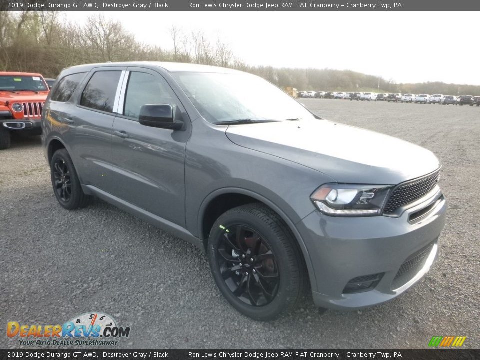 2019 Dodge Durango GT AWD Destroyer Gray / Black Photo #7