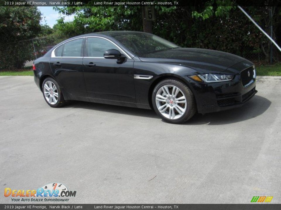 2019 Jaguar XE Prestige Narvik Black / Latte Photo #1