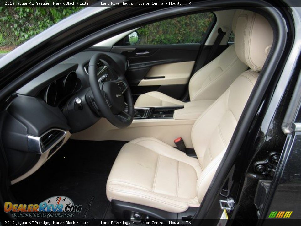 2019 Jaguar XE Prestige Narvik Black / Latte Photo #3