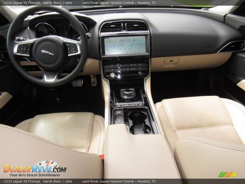 2019 Jaguar XE Prestige Narvik Black / Latte Photo #4