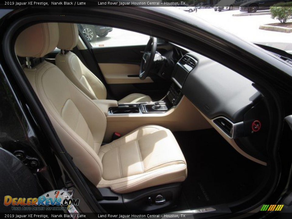 2019 Jaguar XE Prestige Narvik Black / Latte Photo #5