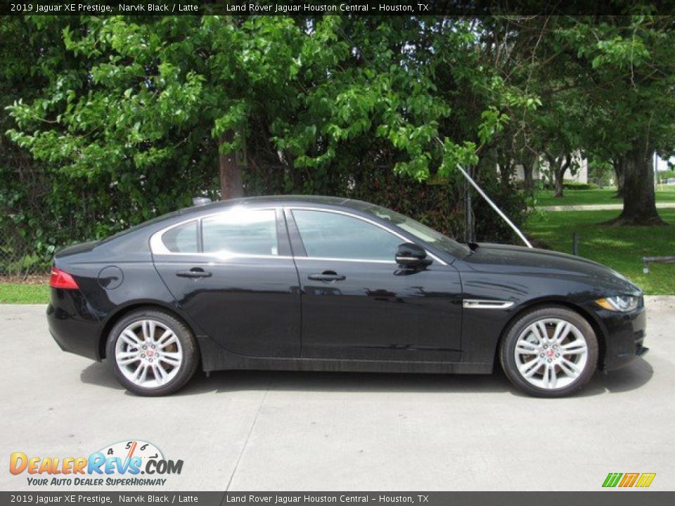 2019 Jaguar XE Prestige Narvik Black / Latte Photo #6