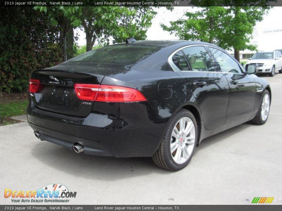 2019 Jaguar XE Prestige Narvik Black / Latte Photo #7