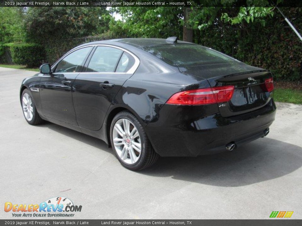 2019 Jaguar XE Prestige Narvik Black / Latte Photo #12