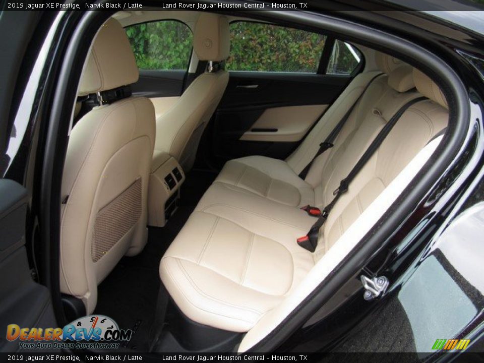 2019 Jaguar XE Prestige Narvik Black / Latte Photo #13